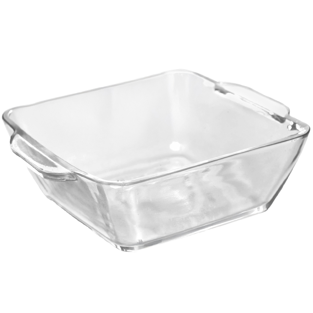 TIGELA DE VIDRO QUADRADA PARA SOBREMESA 150ML 10,5X9X3,5CM