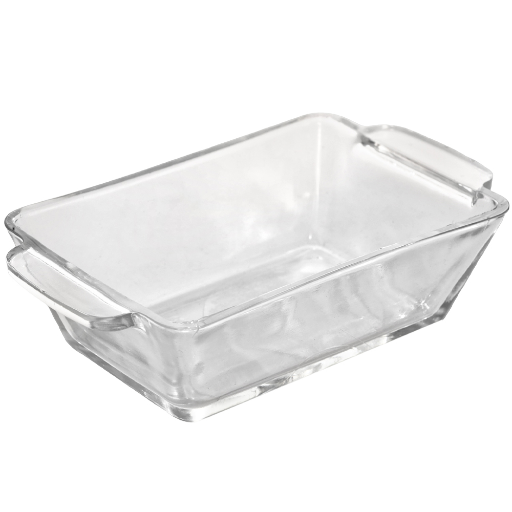 TIGELA DE VIDRO RETANGULAR PARA SOBREMESA COM ALCA 140ML