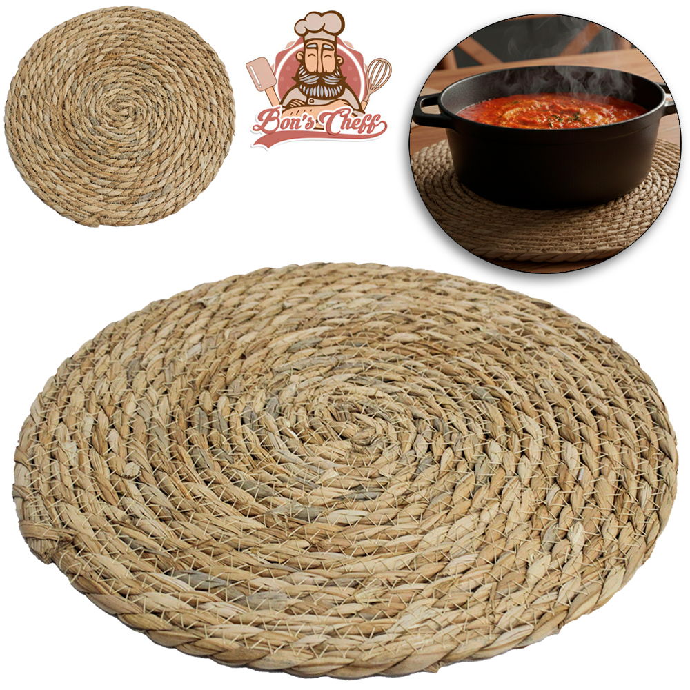 TOALHA LUGAR AMERICANO REDONDA TIPO VIME 30CM DE Ø BONS CHEFF