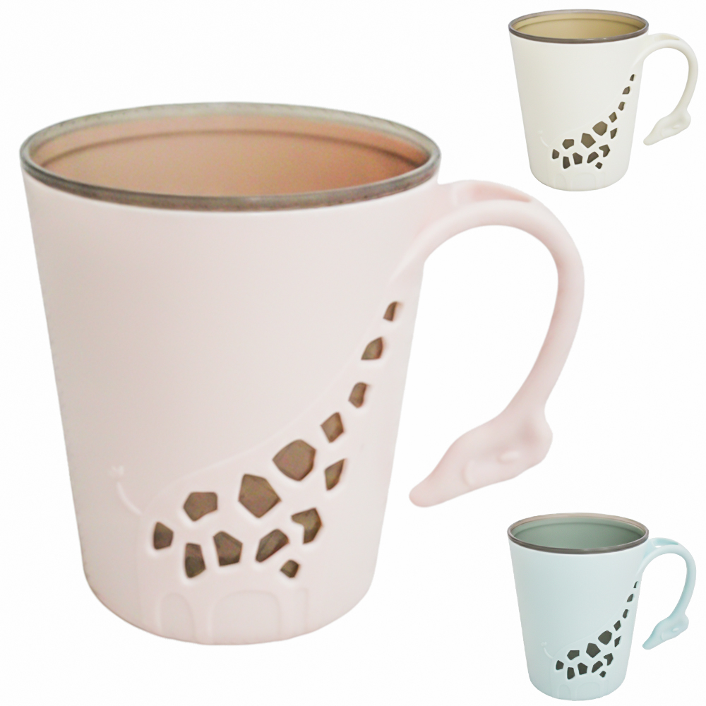 CANECA DE PLASTICO GIRAFA 430ML