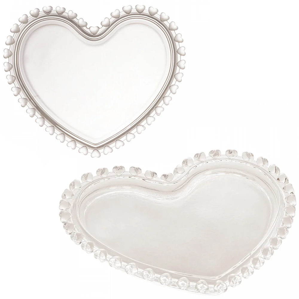 PRATO CORACAO PEARL CRISTAL 