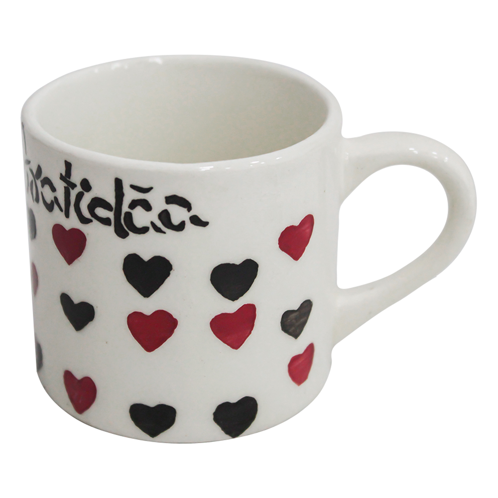 CANECA DE PORCELANA PARA CAFE LOVE 90ML