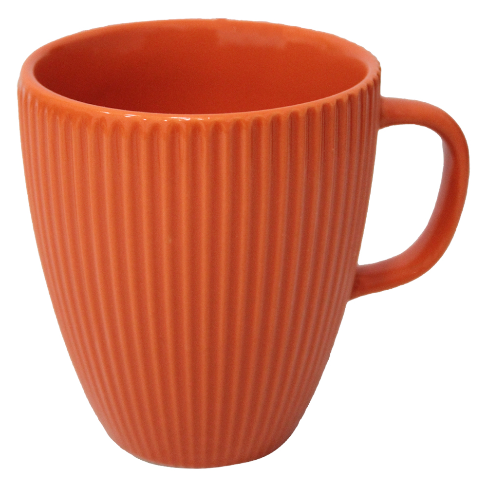 CANECA XICARA DE PORCELANA LUME LARANJA 230ML 