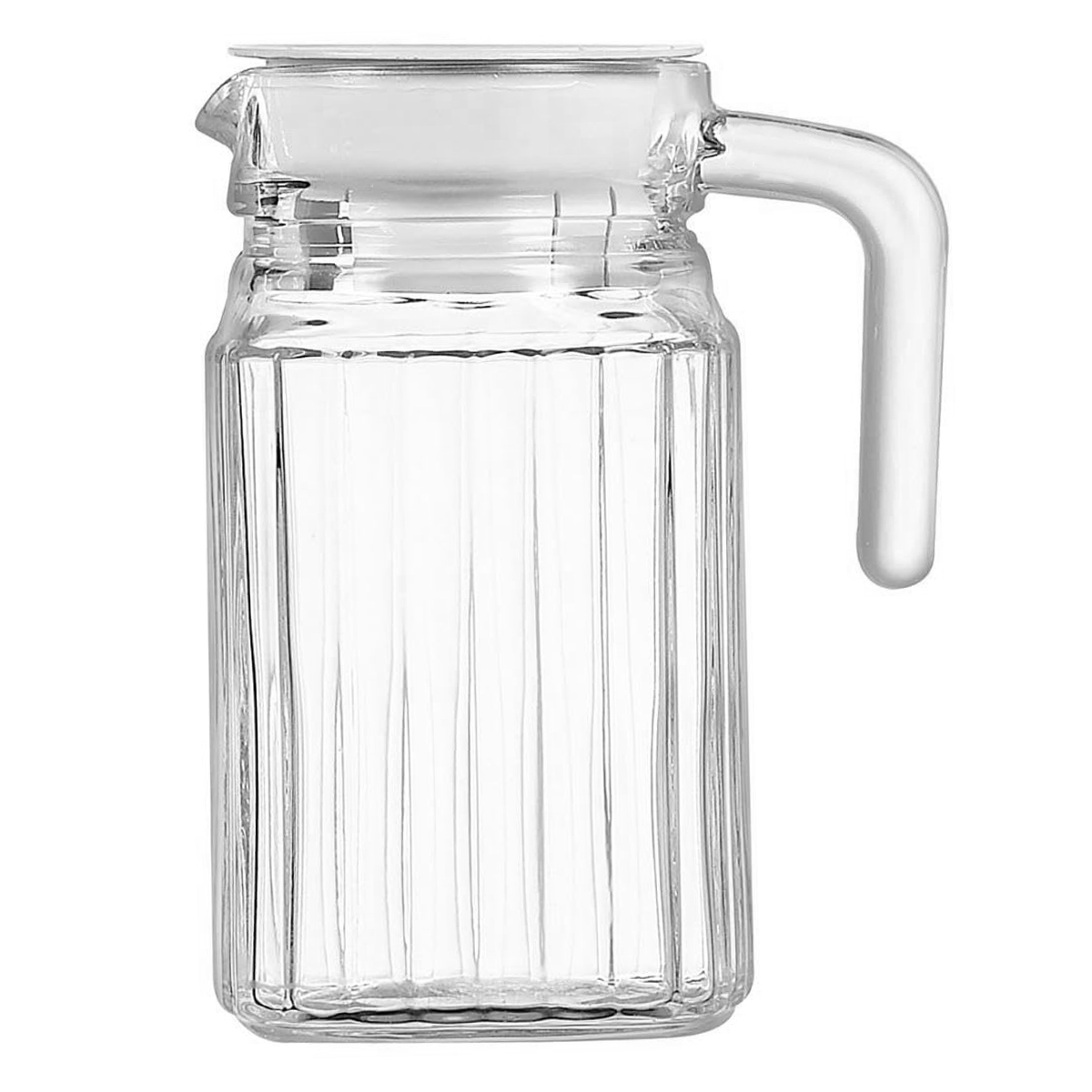 JARRA DE VIDRO COM TAMPA DE PLASTICO 500ML