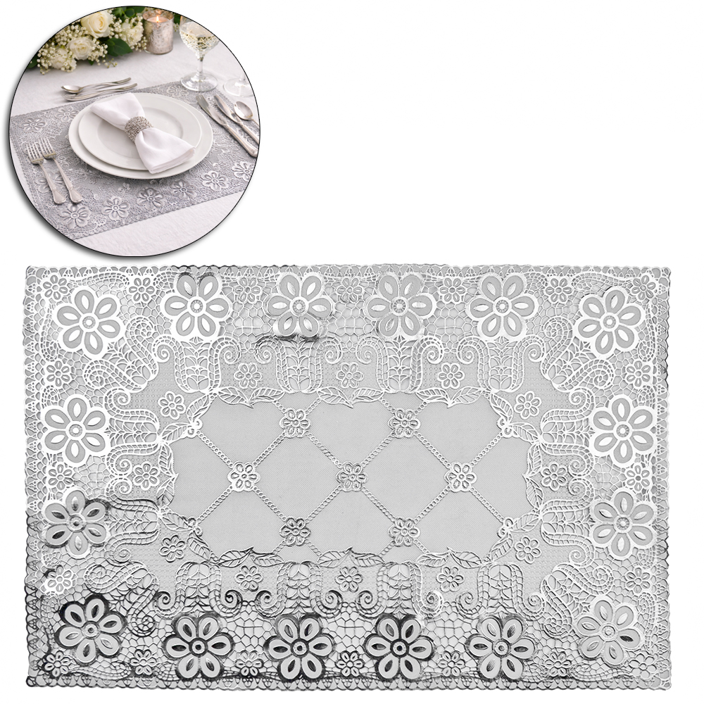 TOALHA LUGAR AMERICANO DE PVC RETANGULAR MALT QUAD HAUSKRAFT 45X30CM