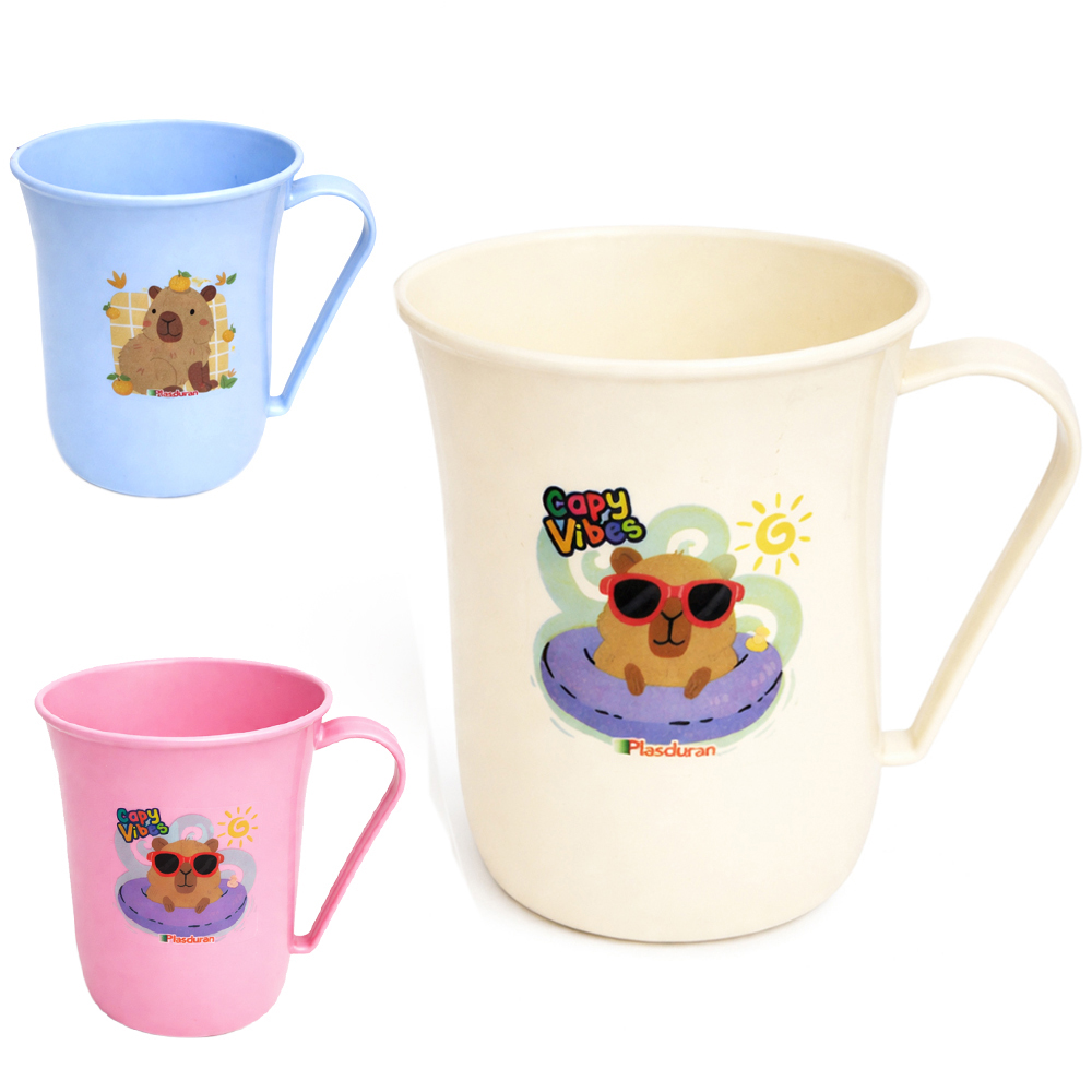 CANECA DE PLASTICO CAPIVARA 360ML