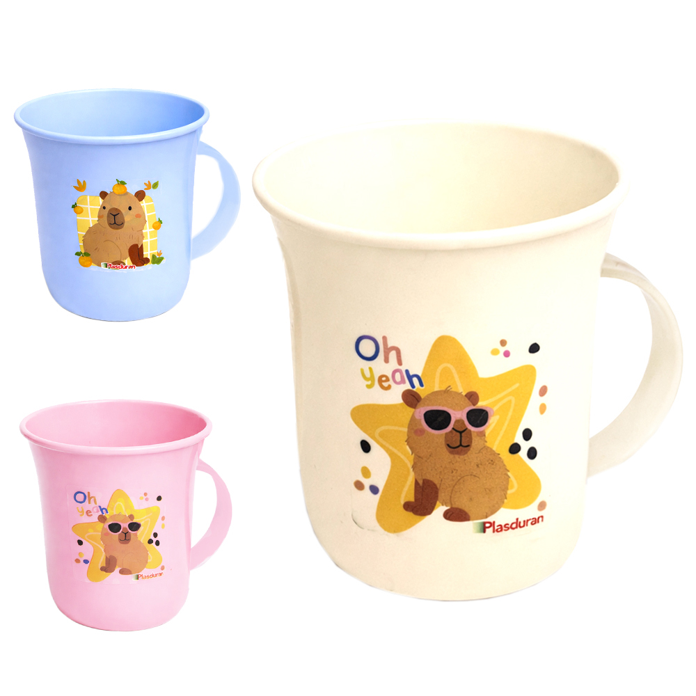 CANECA DE PLASTICO CAPIVARA 260ML