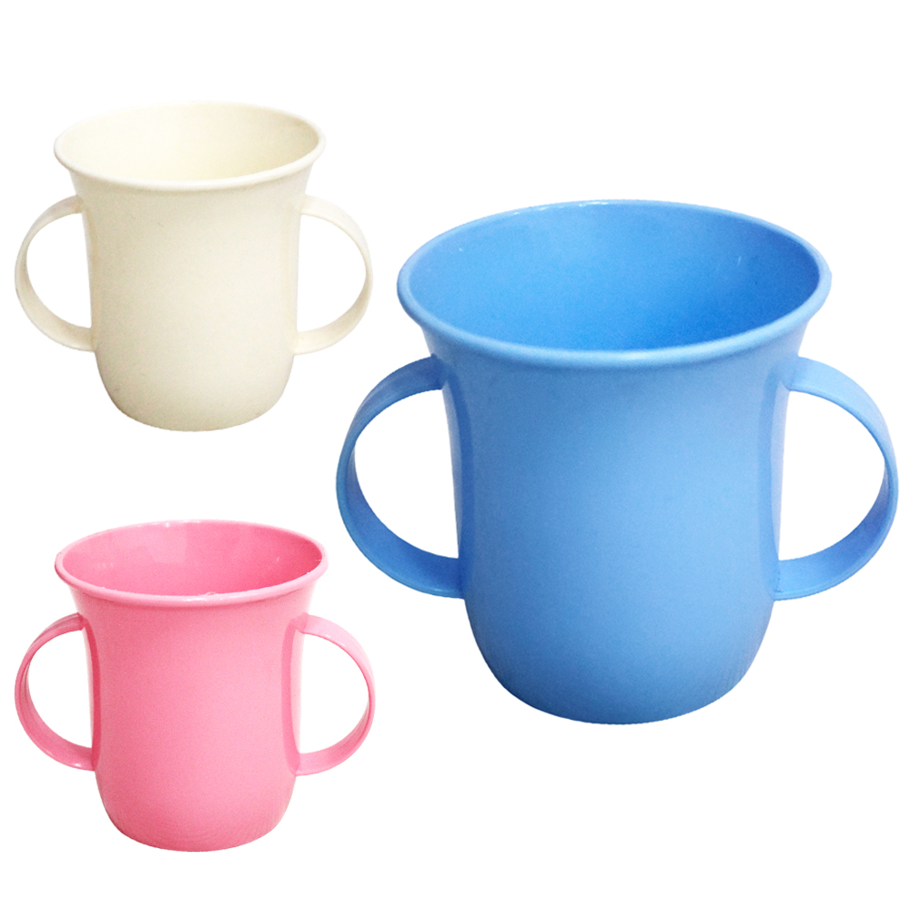 CANECA DE PLASTICO COM 2 ALCAS 260ML