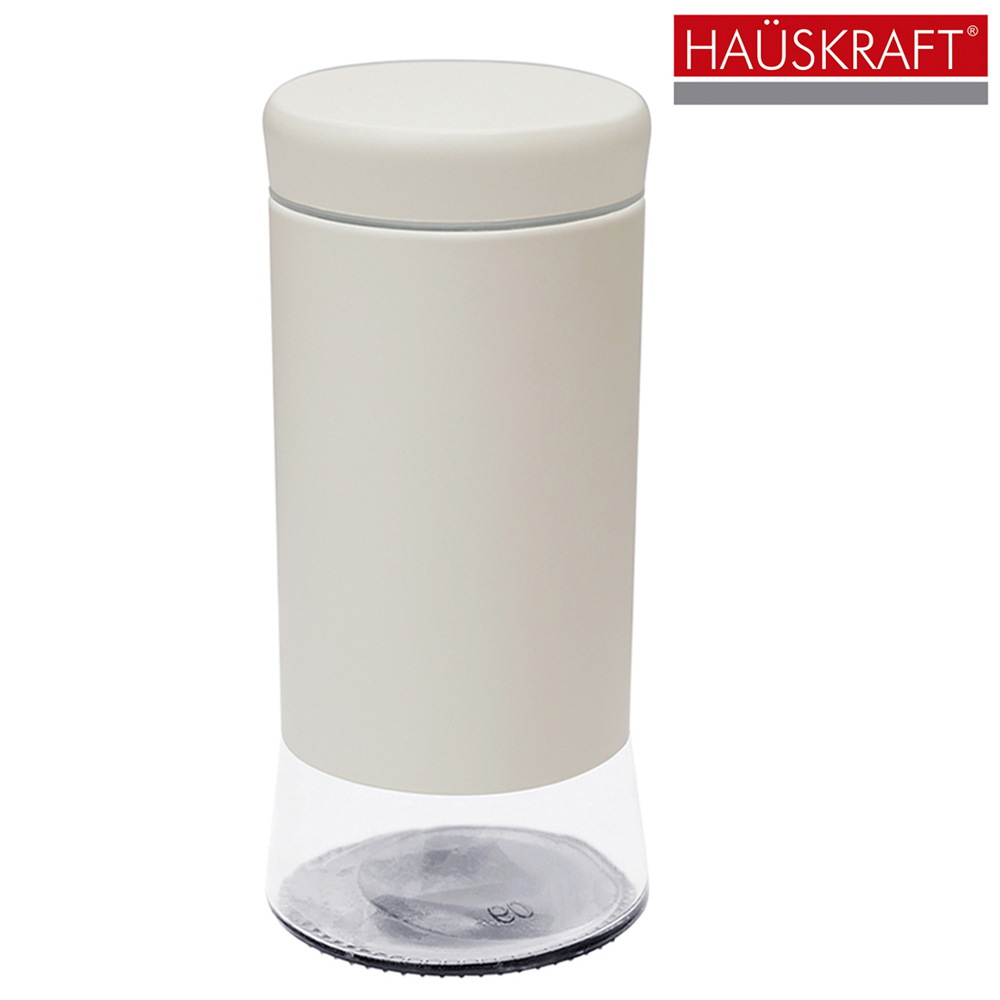 POTE DE VIDRO / INOX REDONDO P/MANTIMENTOS COM TAMPA HERMETICA MALONE HAUSKRAFT PREMIUM 1L