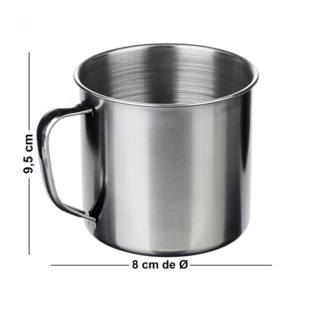 CANECA DE INOX 300ML 