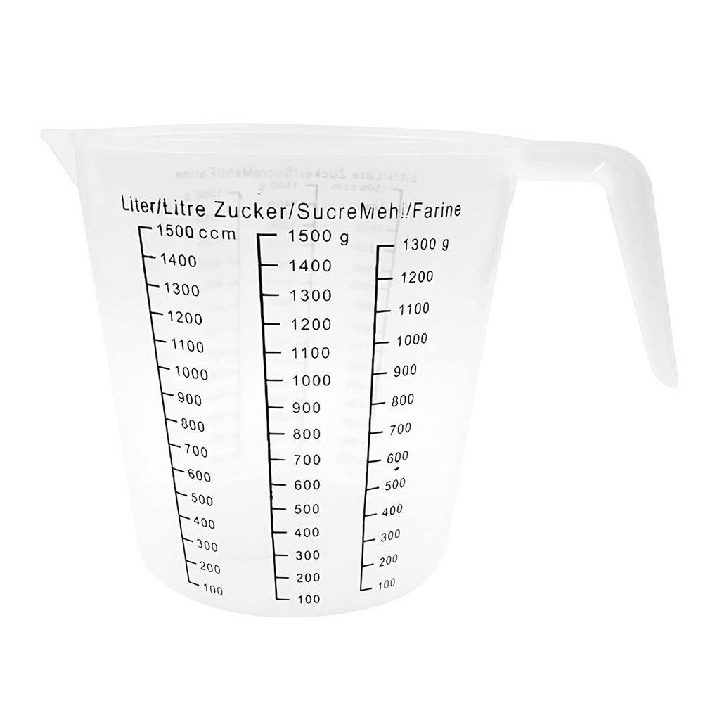 JARRA DE MEDIDA / DOSADOR GRADUADO DE PLASTICO NEX COOK 1,5L