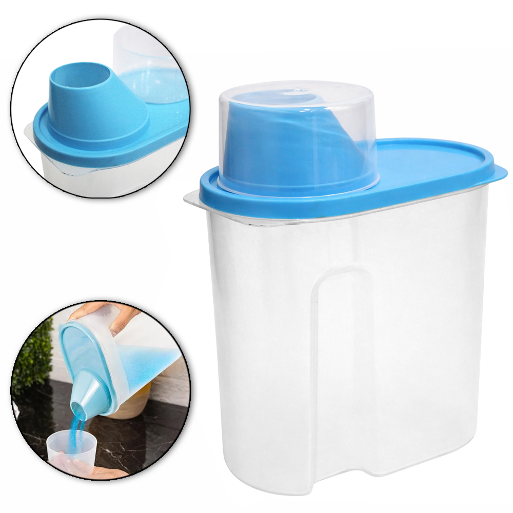 DISPENSER MULTIUSO DE PLASTICO COM COPO TAMPA NEX HOME 1900/180ML