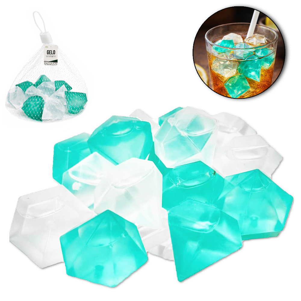 CUBO DE GELO ECOLOGICO COM 10 PECAS