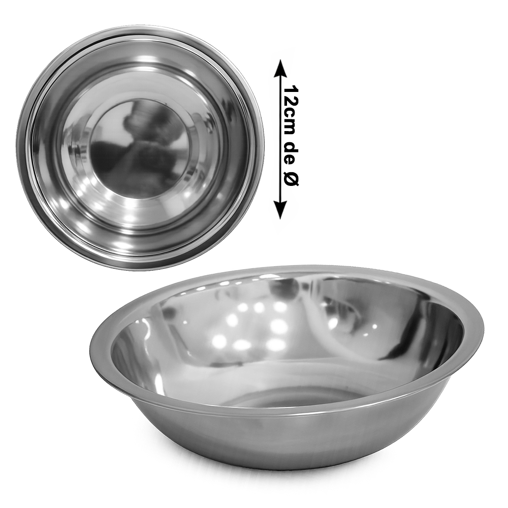 TIGELA REDONDA DE INOX 200ML 12CM DE Ø