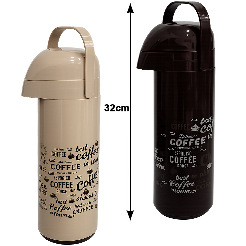 GARRAFA TERMICA COM AMPOLA DE VIDRO RIO COFFEE 1L