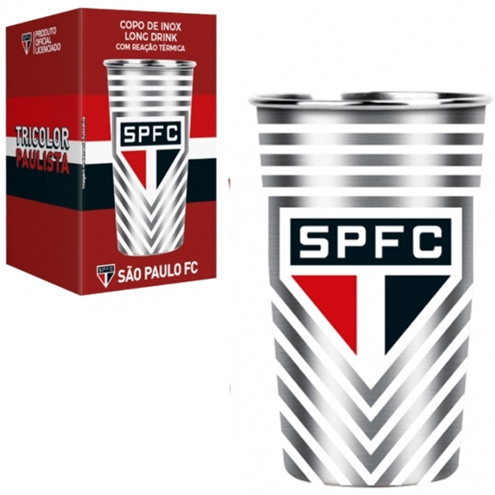 COPO SAO PAULO DE INOX LONG DRINK COM REACAO TERMICA 450ML