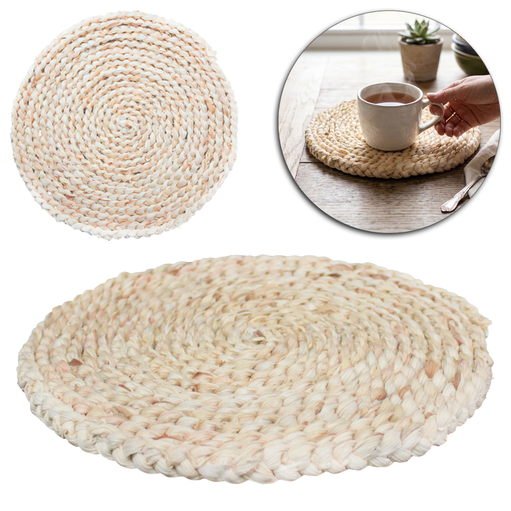 DESCANSO DE PANELA DE SISAL REDONDO 20CM DE Ø
