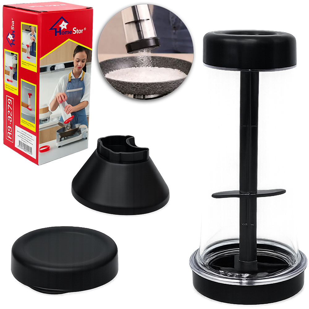TAPIOQUEIRA POLVILHADOR DE PLASTICO COM FUNIL HOME STAR 23X11/5,5X11CM DE Ø 