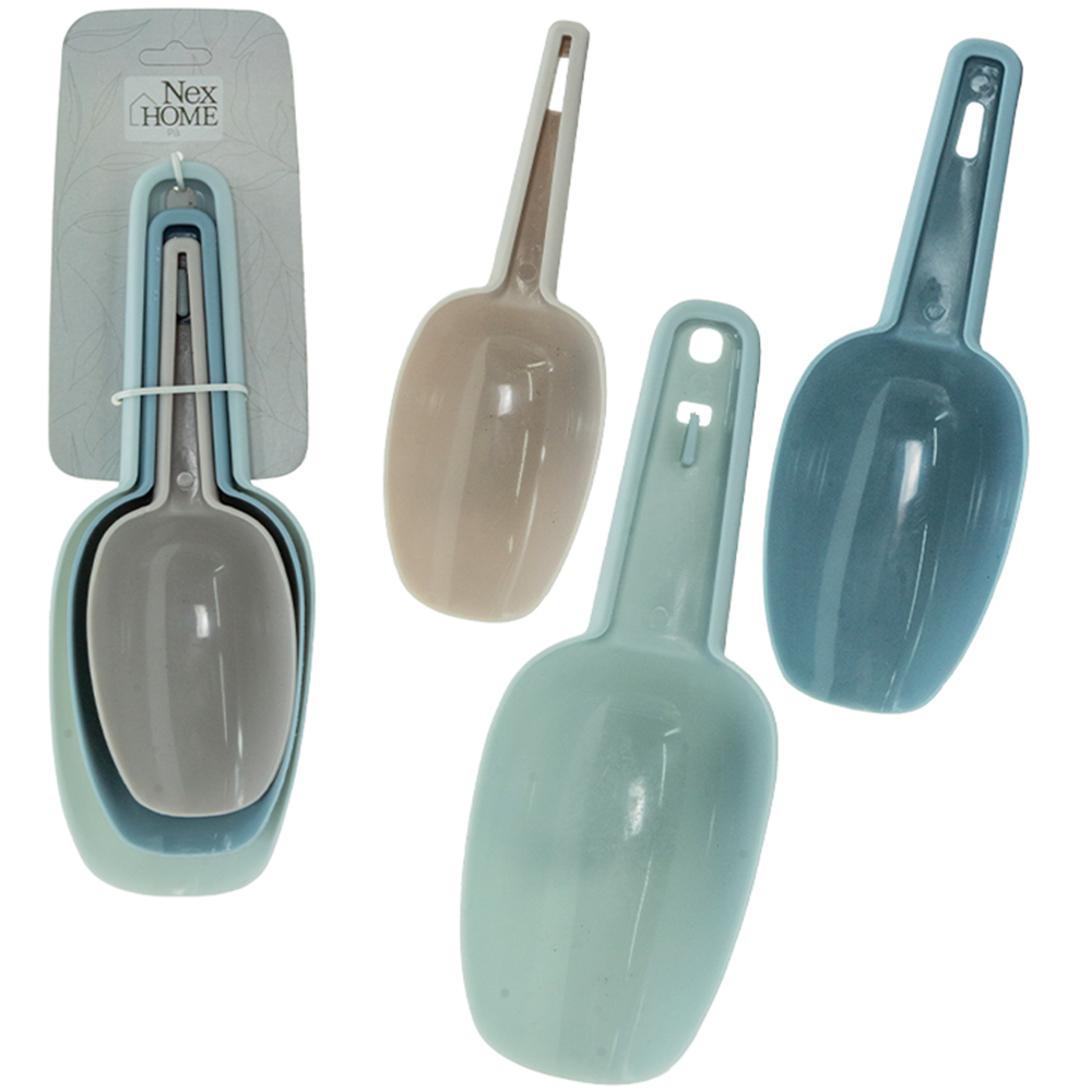 CONJUNTO DE PA / PEGADOR DE PLASTICO MULTIUSO NEX HOME PMG COM 3 PECAS