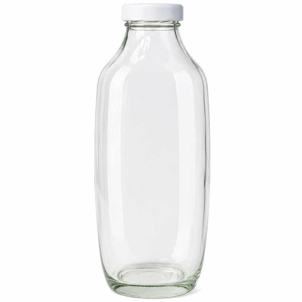 GARRAFA DE AGUA DE VIDRO COM TAMPA DE METAL NEX COOK 500ML