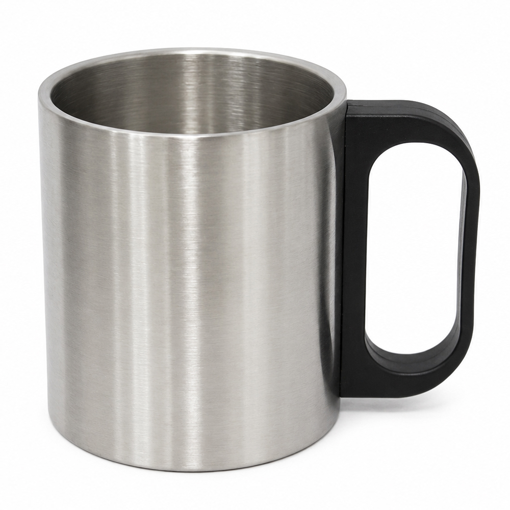 CANECA DE INOX COM ALCA DE PLASTICO NEX COOK 200ML
