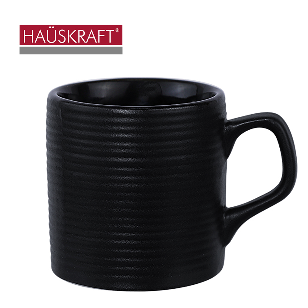CANECA DE PORCELANA ARGOS PRETA HAUSKRAFT PREMIUM 220ML