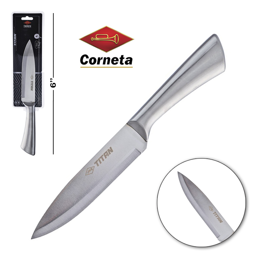 FACA DE CARNE / PEIXEIRA DE INOX 6'' CHEF TITAN TD