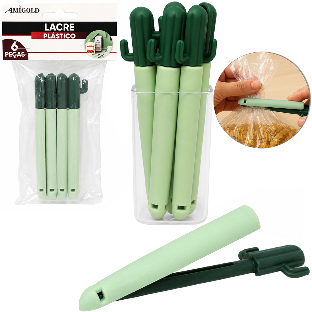 LACRA VEDA EMBALAGEM DE PLASTICO CACTO MULTIUSO COM 5 PECAS + SUPORTE MAGNETICO