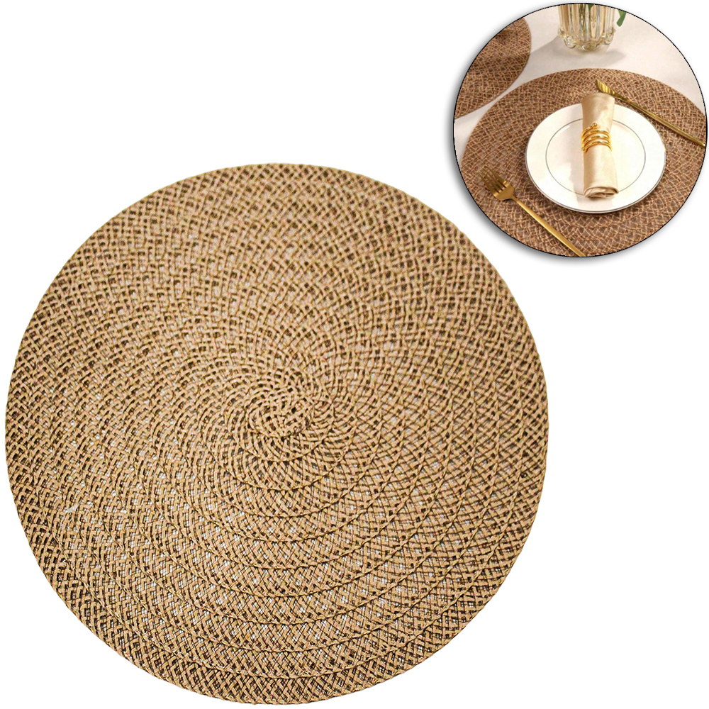 TOALHA LUGAR AMERICANO REDONDA DE PVC 38CM DE Ø