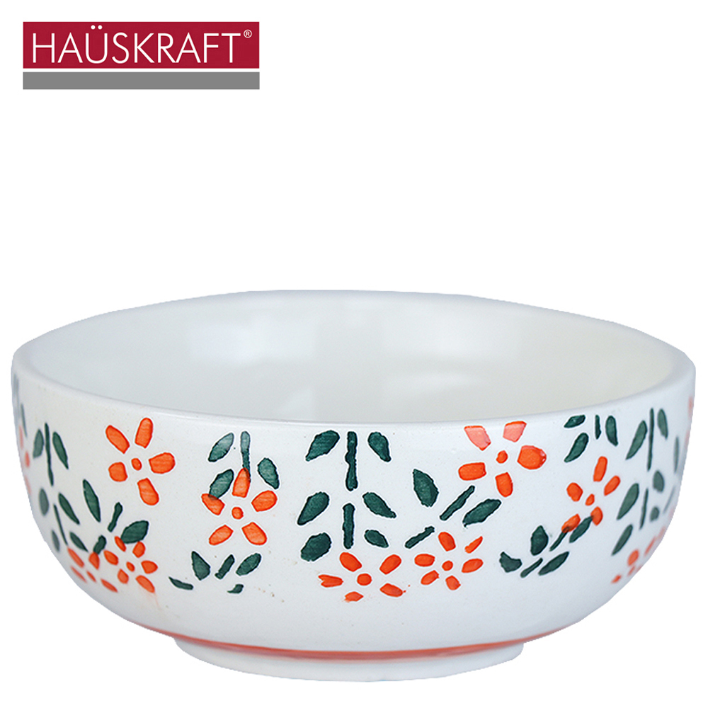 TIGELA CUMBUCA DE PORCELANA BOWL FLORES HAUSKRAFT 320ML 12CM DE Ø