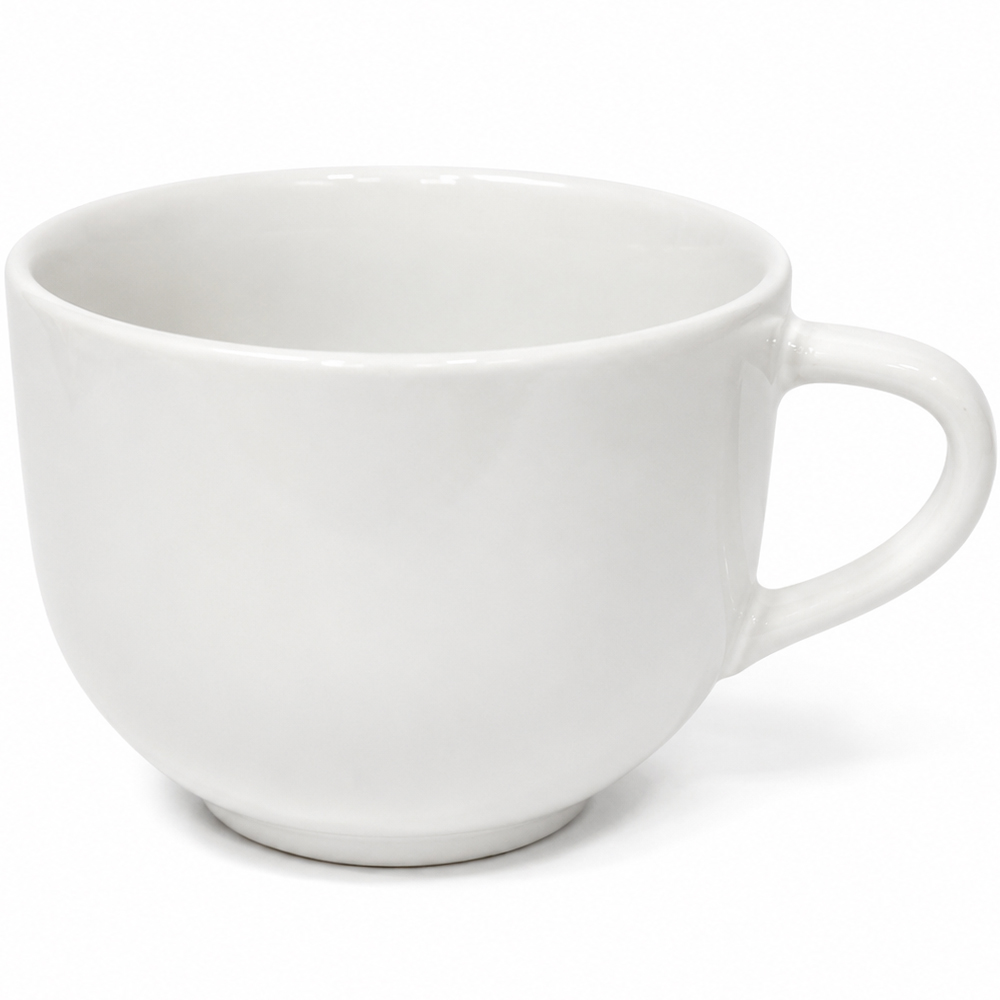 CANECA DE PORCELANA JUMBO BRANCA 450ML 