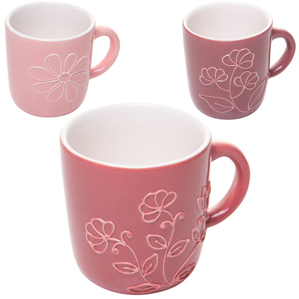 CANECA DE PORCELANA FLOWERS 170ML