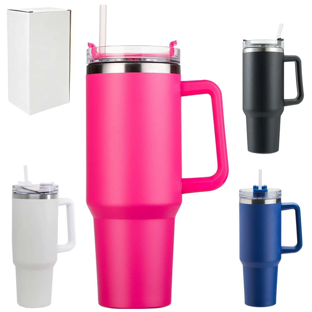 CANECA GARRAFA TERMICA DE INOX COM PAREDE DUPLA + CANUDO E TAMPA ACRILICO 1,2L