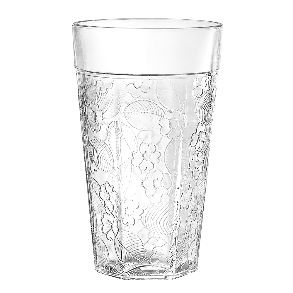 COPO DE VIDRO FLORIPA 330ML 