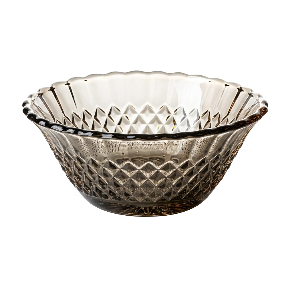 TIGELA DE VIDRO REDONDA PARA SOBREMESA BARROCO GOLD 200ML 12CM DE Ø