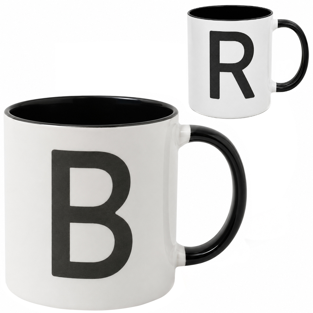 CANECA DE PORCELANA LETRA 420ML