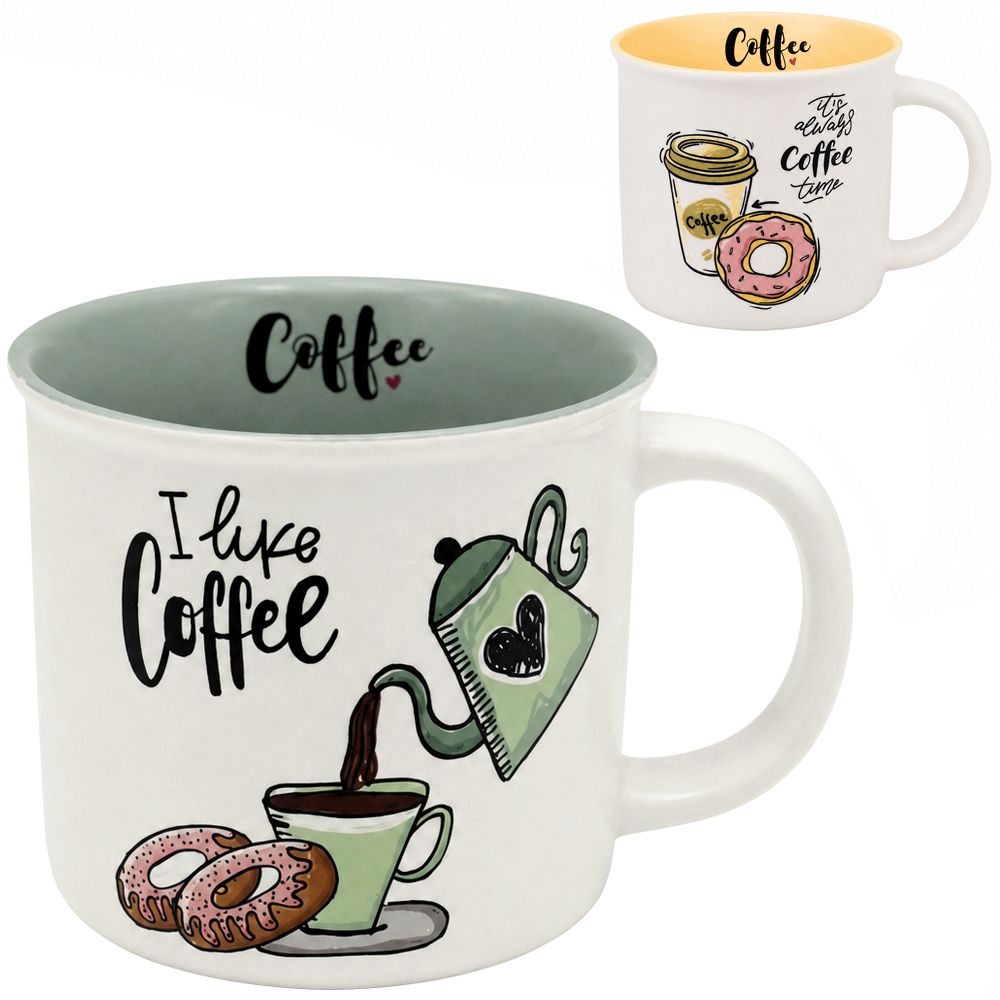 CANECA DE PORCELANA COFFEE 400ML