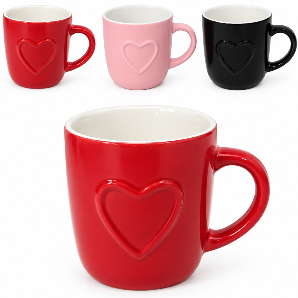 CANECA DE PORCELANA HEART 170ML