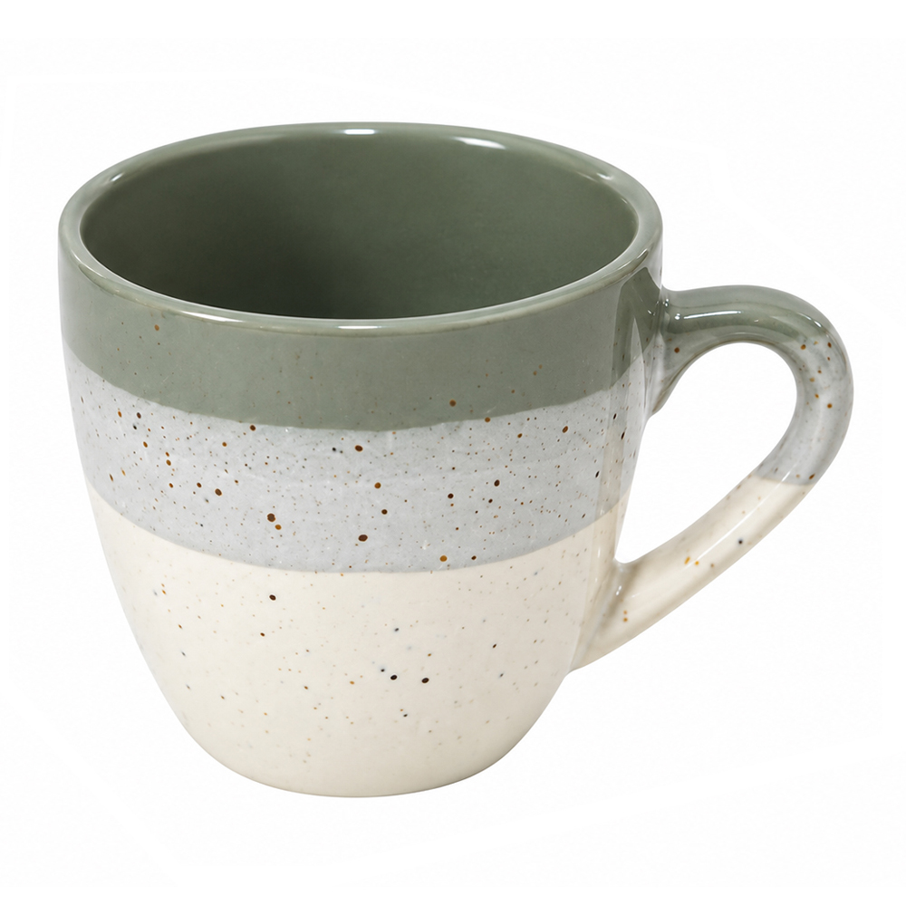 CANECA DE PORCELANA OMBRE VERDE WOLFF 85ML