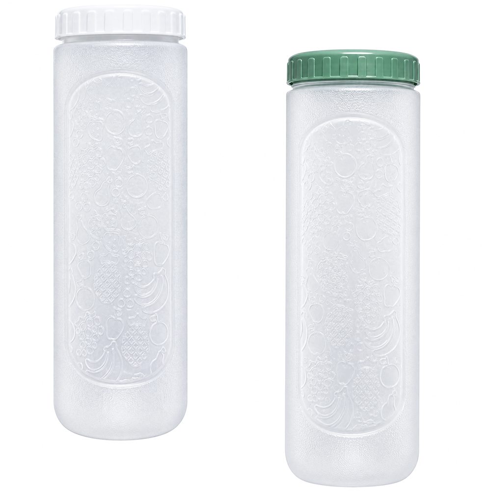 ORGANIZADOR DE PLASTICO REDONDO COM TAMPA TROPICAL 1,6L