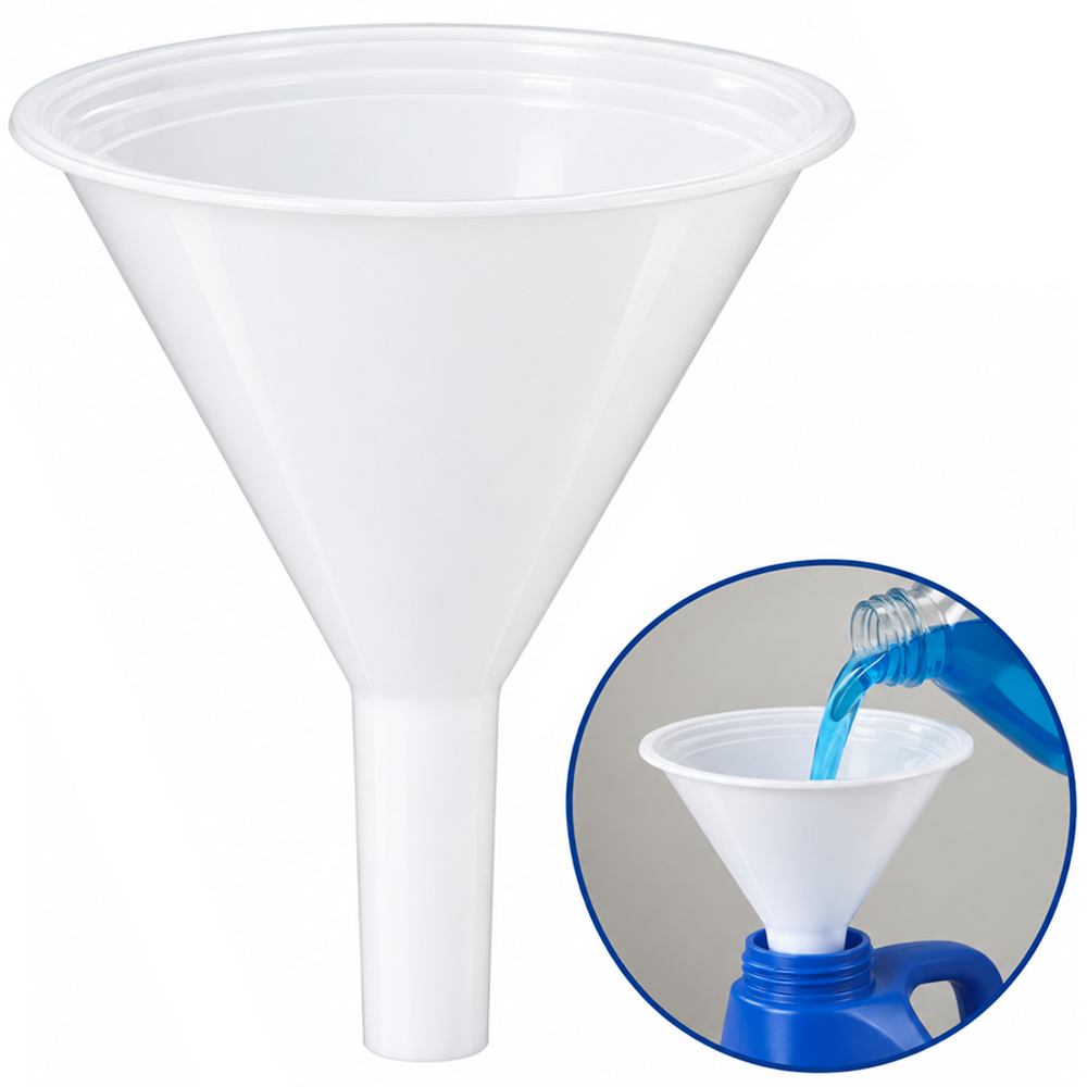 FUNIL DE PLASTICO GRANDE 11,5X10,3CM DE Ø 