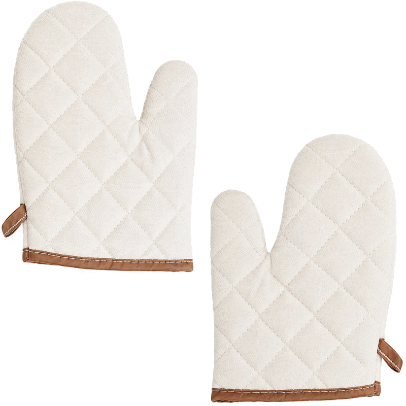 LUVA PARA COZINHA DE POLIESTER TERMICA CASA NOBRE COM 2 PECAS 23X16CM