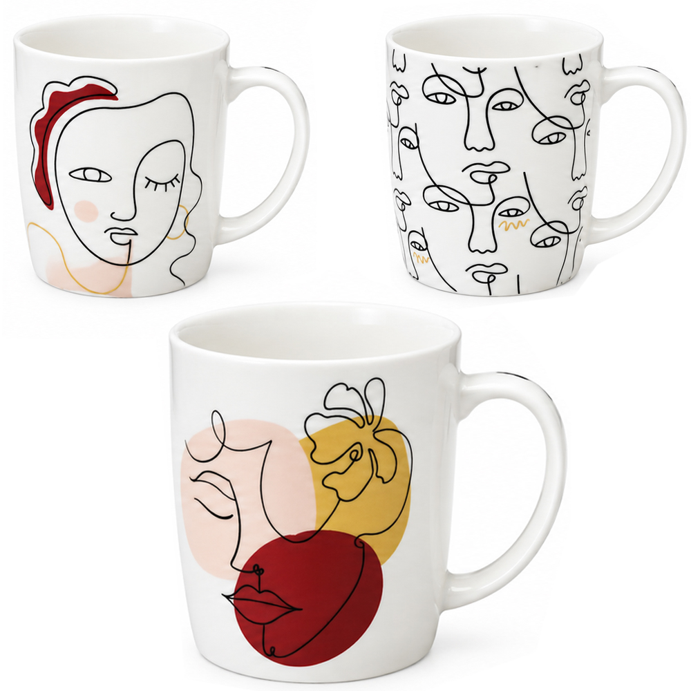CANECA DE PORCELANA 350ML 