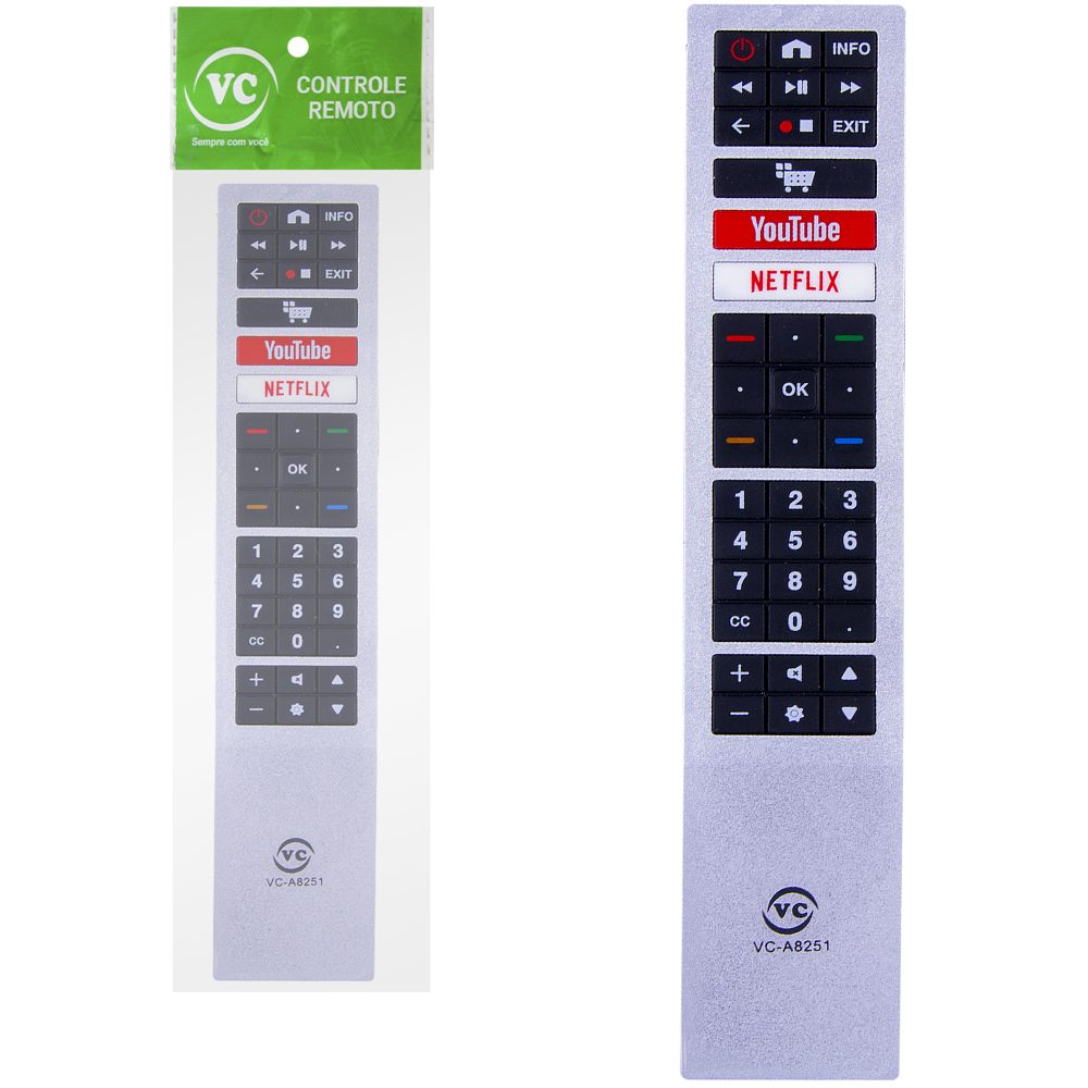 CONTROLE REMOTO COMPATIVEL TV LCD AOC 20,5X4CM
