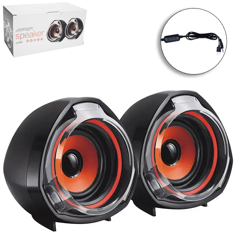 CAIXA DE SOM MULTIMIDIA SPEAKER 5W CABO USB / P2 1,3M