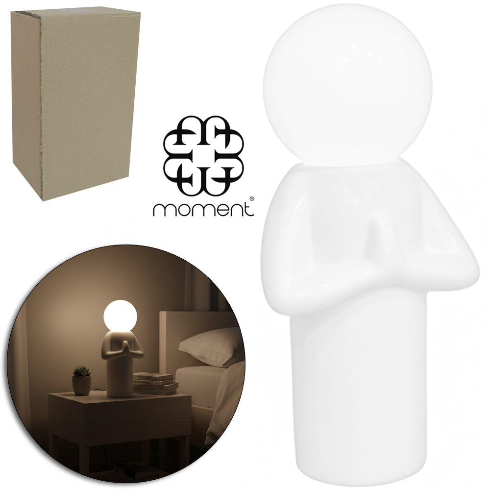 ENFEITE LUMINARIA DECORATIVO ANJO DE CERAMICA / VIDRO A PILHA 22,5X6CM