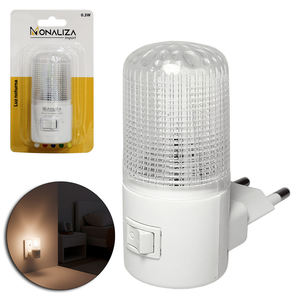 ABAJUR LUMINARIA DE TOMADA DE LED BIVOLT