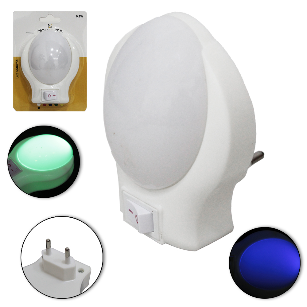 ABAJUR LUMINARIA DE TOMADA DE LED BIVOLT