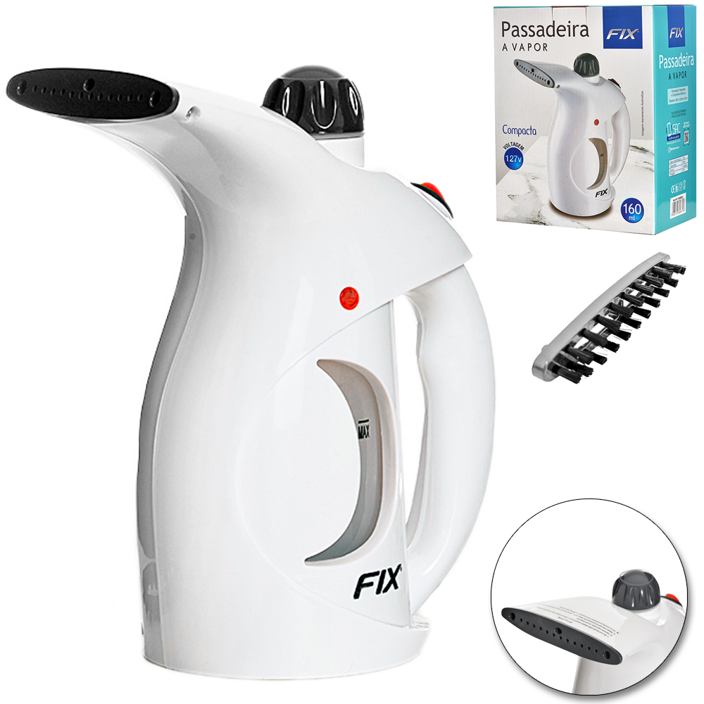 PASSADEIRA A VAPOR 220V 160ML COM ESCOVA DE NYLON