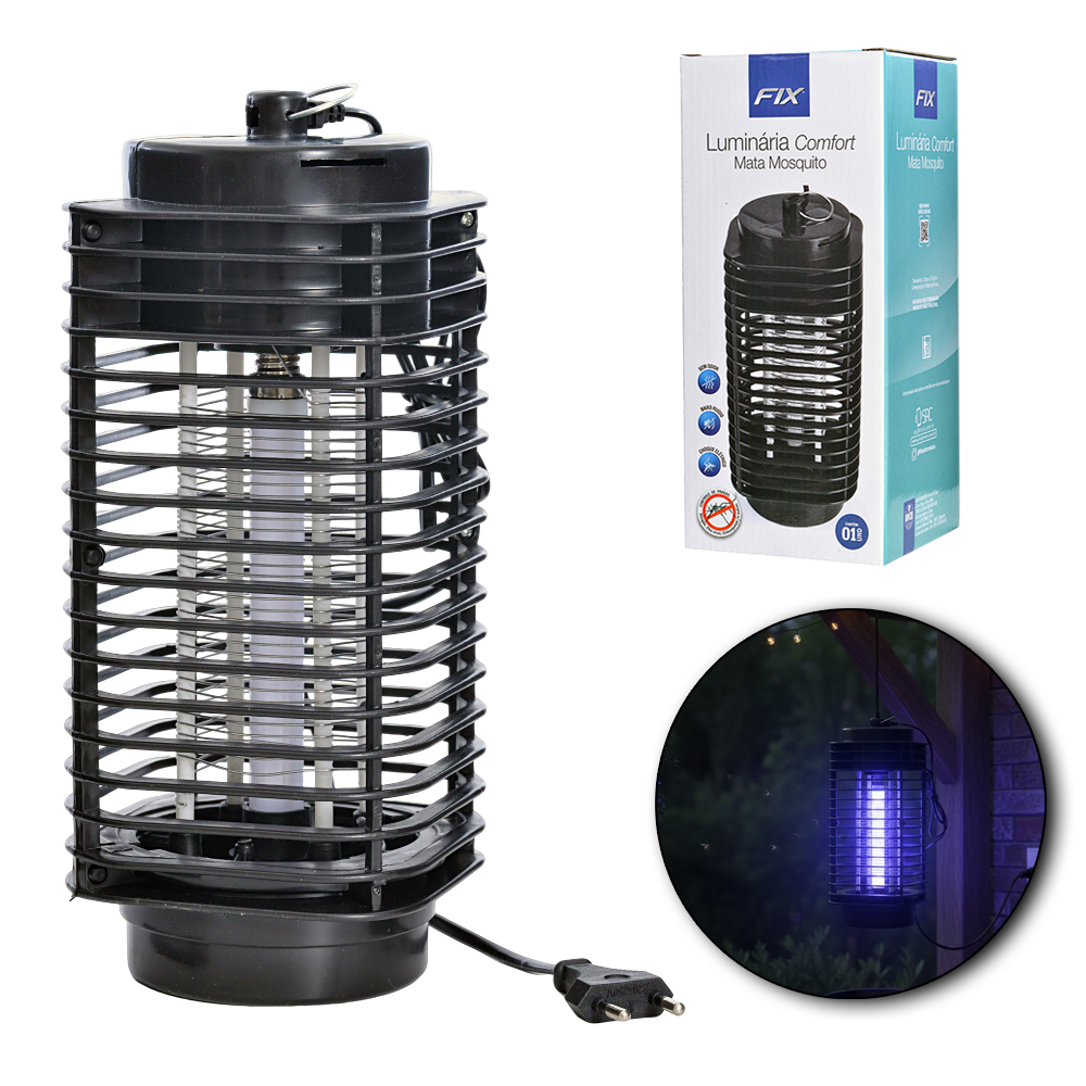 LUMINARIA MATA MOSQUITO COM LED + ESCOVA BIVOLT